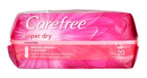 Carefree Super Dry Panty Liners