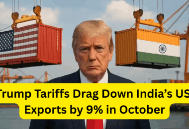 Trump Tariffs Drag Down India’s US Exports by 9% in October